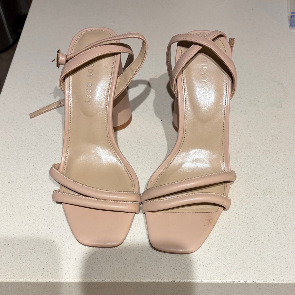 Aldo Beige Strappy Heels
